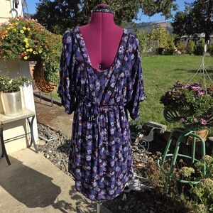 Jessica Simpson Nursing Purple Floral Dress. IICP